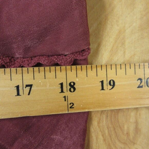 Babydoll Y2K Vibe Rose Mauve Camisole Sz Large Ginger Cami Top Lace Trim Bow NWT - Picture 10 of 10